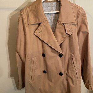 J. Crew Factory Bonded Trench Coat Tan